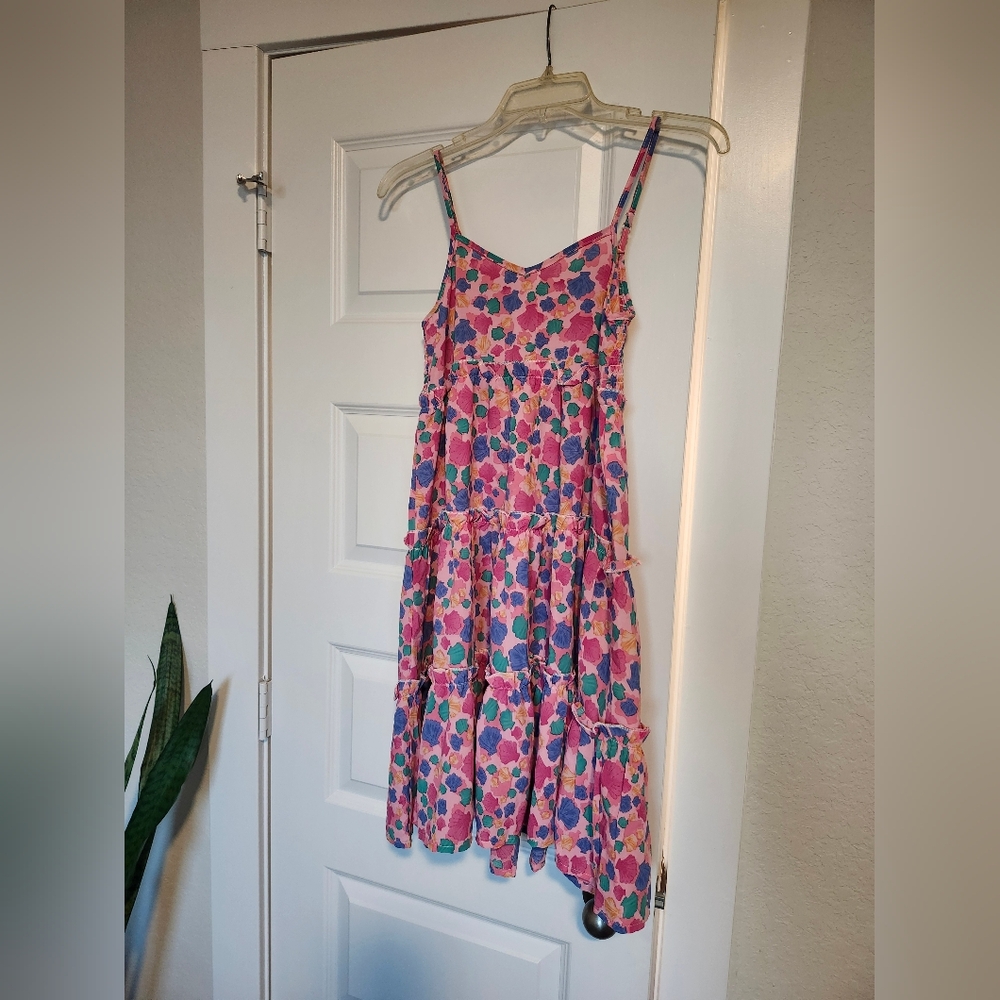 Colorful Floral Kids Dress